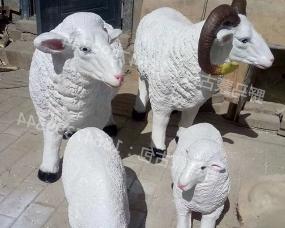 延边雕塑羊